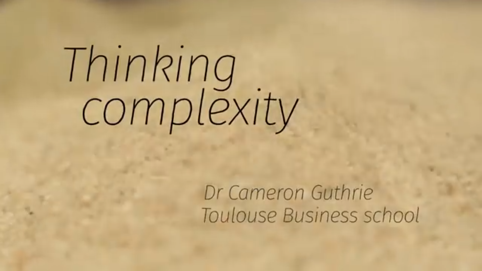 Thinking Complexity | Exploring Economics