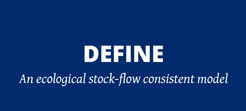 DEFINE - A stock-flow-fund ecological macroeconomic model