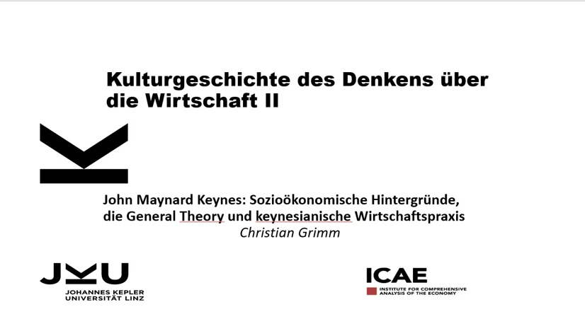 John Maynard Keynes: Sozioökonomische Hintergründe, die General Theory und keynesianische Wirtschaftspraxis