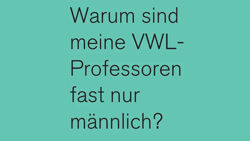 Stickeraktion: Warum sind meine VWL-Professoren fast nur männlich?