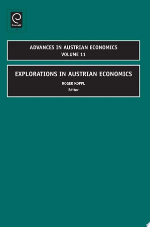 Explorations in Austrian Economics